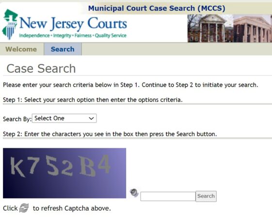 Find NJ Traffic Ticket Number Online