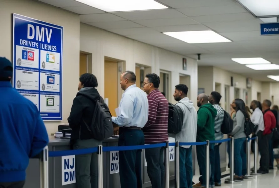 NJ In-Person License renewal at DMV