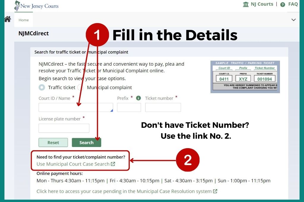 Comparison of NJMCdirect and Traditional Traffic Ticket Payment Options