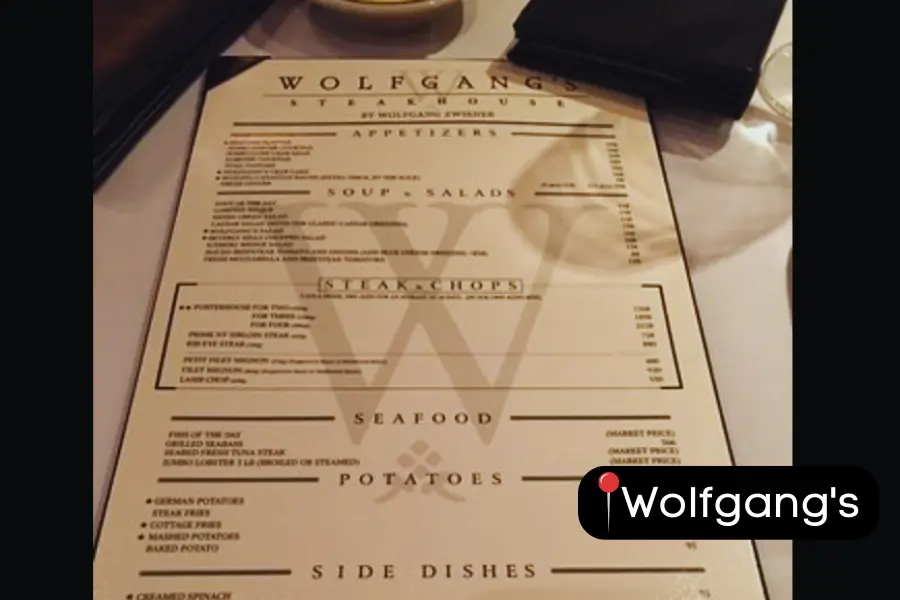 Wolfgang's Steakhouse In New Jersey